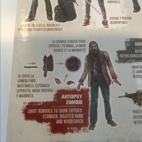 NIB AMC The Walking Dead Autopsy Zombie Figure - Picture 4 of 5